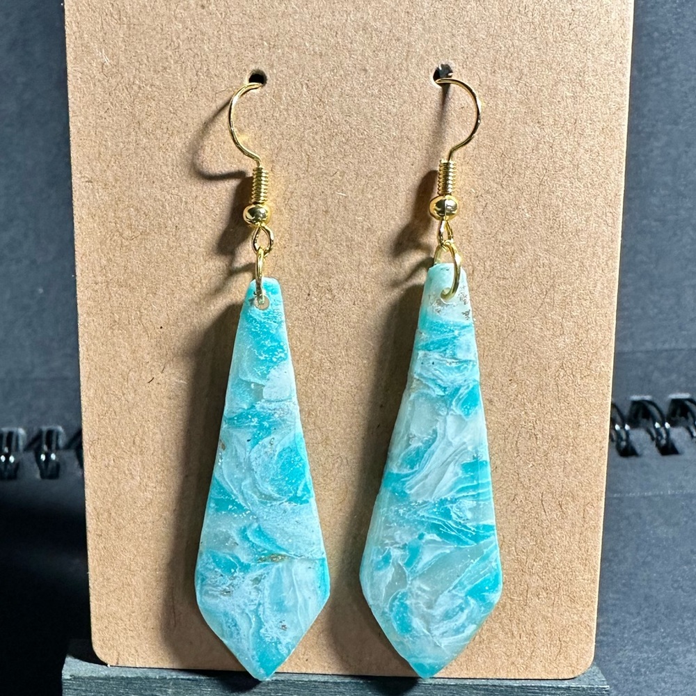 Handmade polymer clay earrings